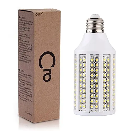 E27 Кукуруза теплый белый 3528 SMD 240 Светодиодный точечный светильник лампа 8 Вт энергосберегающая