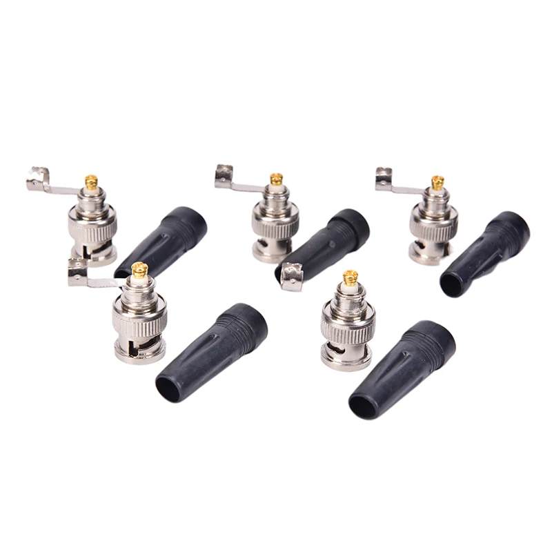 1pc Surveillance BNC Connector Male Plug Adapter For Twist-on Coaxial RG59 Cable For CCTV Camera Video/AUDIO Connector