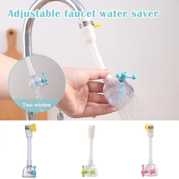 

Newest Lengthened And Adjustable Splash-Proof Faucet Water Saver Nozzle Filter Home Supplies