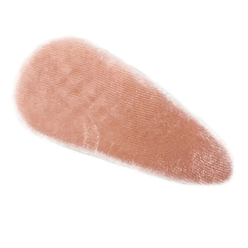 Korean Fall Autumn Velvet BB Hair Clips Sweet Candy Color Water Drop Hairgrip Women Girls Posterior 2