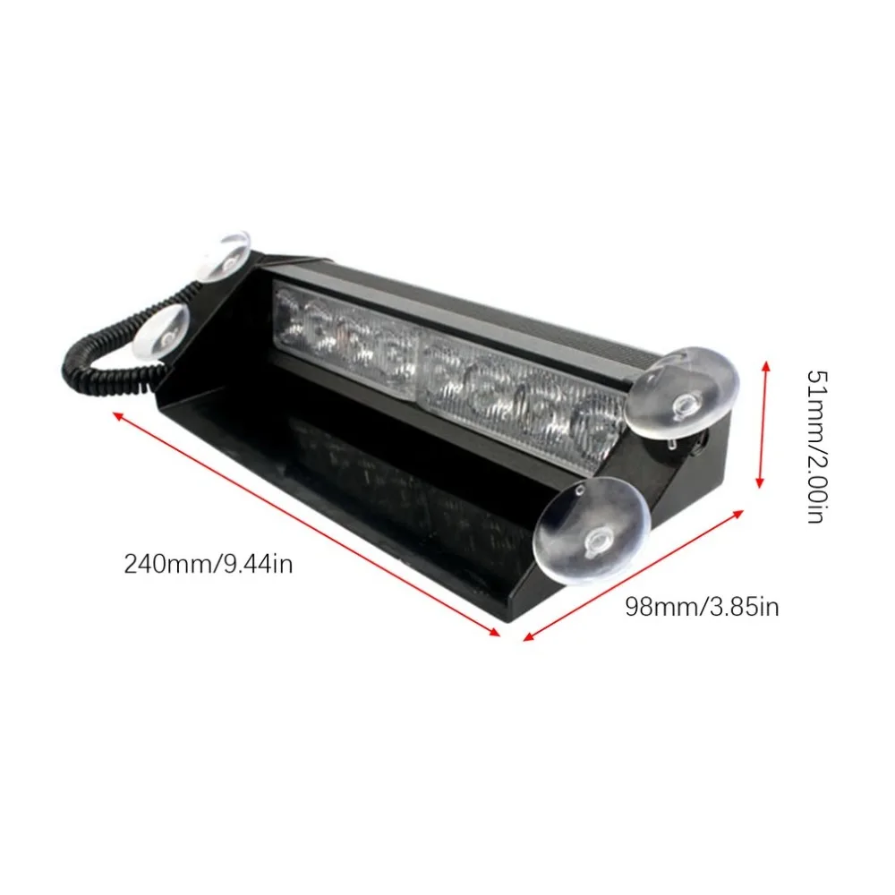 Автомобиль красный синий 8Led передний стоп присоска стробоскоп светильник Лопата вспышка Открытый Дорожный стробоскоп светильник задний стоп Предупреждение ющий светильник