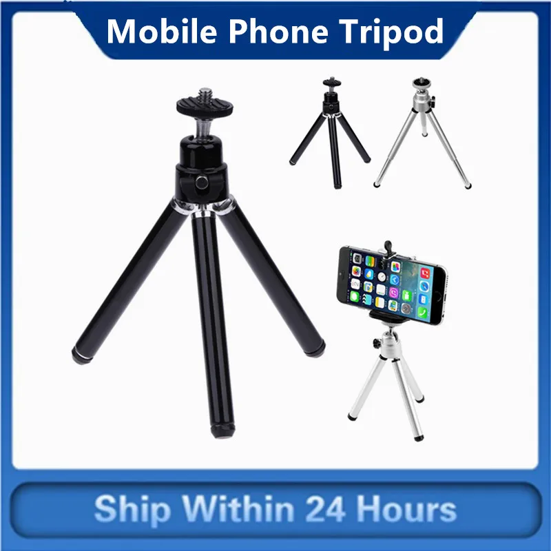 Mini Portable Durable 2 Sections Tripod Stand For Cellphone Camera Camcorder Photography Desktop Selfie Bracket Tool Tripod NEW
