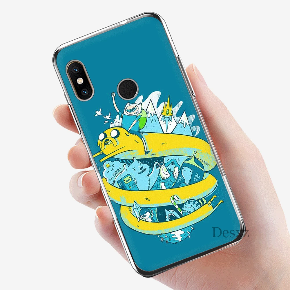 Мобильный чехол для телефона из ТПУ для Xiaomi Redmi Note 4 4X5 5A 6 7 Pro крышка из мультфильма «Время приключений»