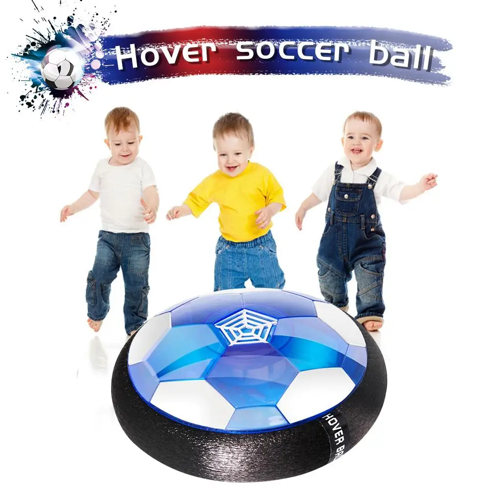 18 см воздушный мощный Футбол детские игрушки Hover Футбольный Мяч Набор перезаряжаемый светодиодный светильник для игры в помещении включает ворота
