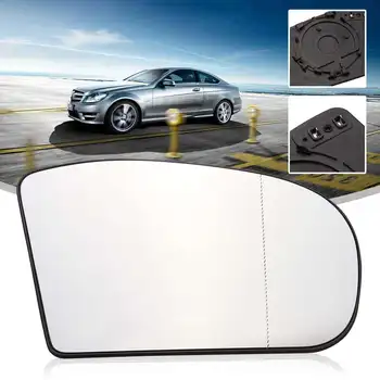 

Door Wing Mirror Glass Heated Wide Angle Left Right Side For Benz C-Class W203 2000-2007 Saloon E-class W211 E320 E350 E500 E55