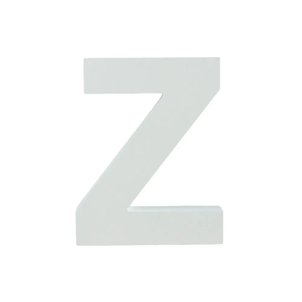 Z 26 букв ручной работы украшения характер подвесной магазин дома 6x5x1 дюймов модный орнамент Grapheme кулон деревянный слово DIY 3D - Цвет: Z