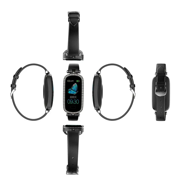 Умные часы для женщин и девушек, сообщения, SMS, уведомления, HeartRate, кровяное давление, монитор для смартфонов, Apple, iPhone, Android, samsung