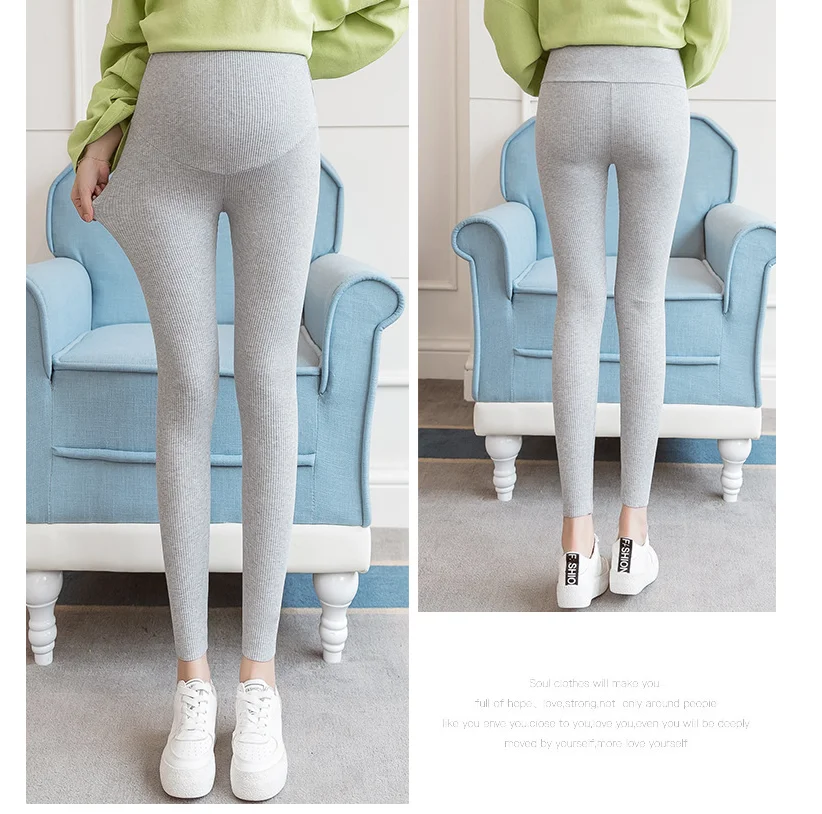 Maternity Leggings For Pregnant Women Clothes Autumn Winter Velvet Warm Pregnancy Pants Trousers Pantalon Grossesse Femmel
