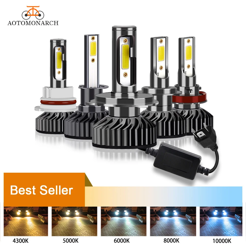 AOTOMONARCH H4 LED H7 Car Lights Bulbs H3 H8 H9 H11 881 9005 LED H1 9006 Car Headlight Lights For Auto Universal 12V AE AOTOMONARCH H4 LED H7 Car Lights Bulbs H3 H8 H9 H11 881 9005 LED H1 9006 Car Headlight Lights For Auto Universal 12V AE