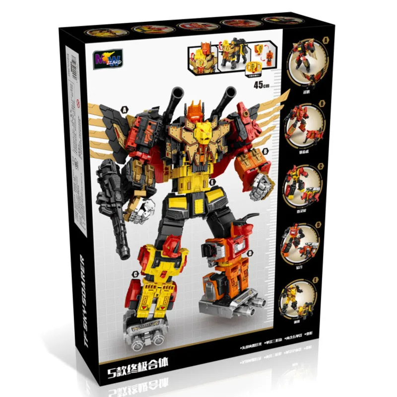 Cena WEIJIANG 5w1 Predaking Divebomb Rampage Headstrong G1 transformacja Oversize War Eagle Movie model postaci zabawkowe roboty