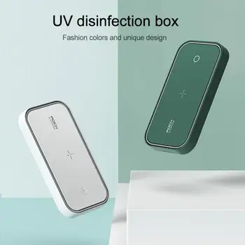 

UV Disinfection Storage Bag Multifunctional Portable USB Ultraviolet Sterilizer Bag Mobile Phone Sterilization Storage Box