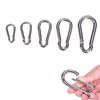 M4-7 Multifunctional 304 Stainless Steel Spring Snap Carabiner Quick Link Lock Ring Hook Snap Shackle Chain Fastener Hook ► Photo 1/6