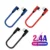 0.25M Type C USB Micro Cable Fast Charging Data Cord 90 Degree Short Portable Mini Cable Charge for Power Bank MobilePhone Wire iphone usb cable Cables