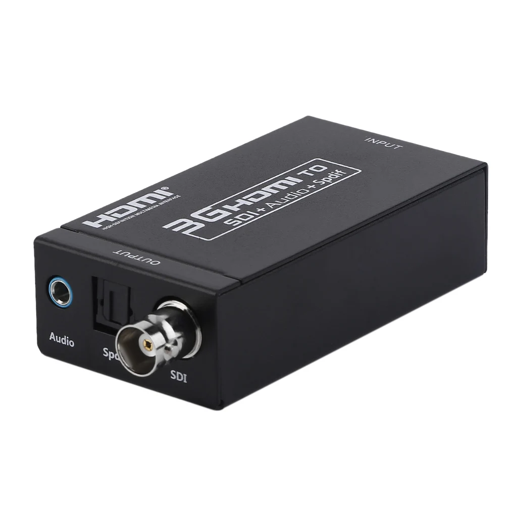 Профессиональный мини 3g HDMI к SDI и аудио и Spdif конвертер адаптер с аудио и Spdif HD к SDI/HD-SDI/3G-SDI