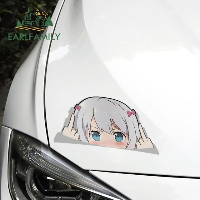 Anime Meme Anime Peeker Stickers for Cars Laptops Hydroflasks Gifts   Nekodecal