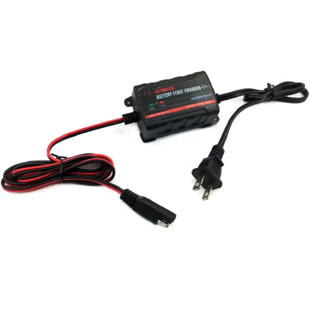 Motorcycle Car Boat Marine RV Electric Maintainer Battery Charger 6V 12V US