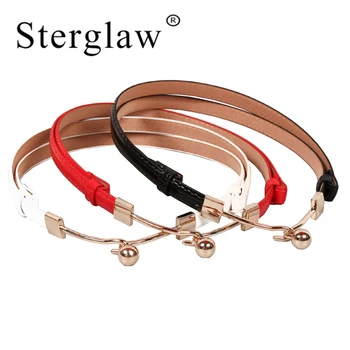 

88*1.4cm New Ladies Pu Leather Thin Belts for women dress belt 2020 female black Belt For Woman's Straps cinturon mujer J229