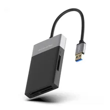 SD кардридер USB 3,0 CF карта памяти адаптер концентратор чтения карт одновременно для SD, TF, CF, XQD