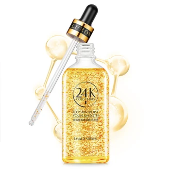 

24K Gold Hyaluronic Acid Solution 100ml Wrinkle Repair, Water Supply Shrink Pores Essence Cosmetics Hyaluronik Asit Serum