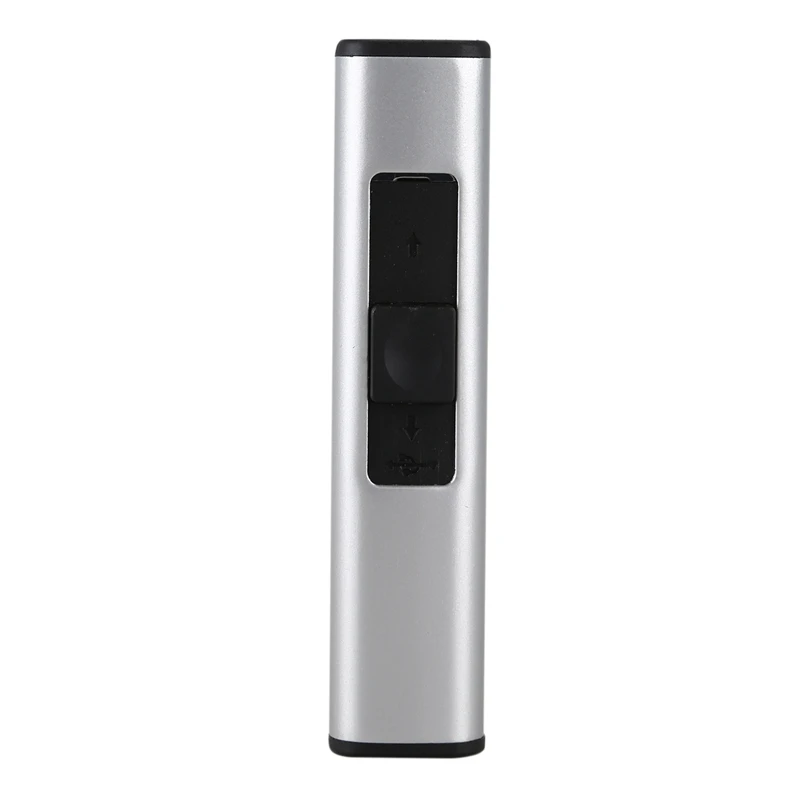 

Cigarette Lighter Double Sided Ignition Usb Electronic Cigarette Lighter Smart Press Screen Lighter For Men'S Accessories(Silv