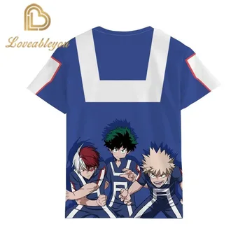 

My Hero Academia T Shirts My Hero Academia T-shirts for Men and Women Short Sleeves Creative Tee Shirt O-Neck Clothes Streetwear
