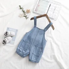 Лидер продаж года; детские ковбойские подтяжки в Корейском стиле; сезон лето детские шорты на подтяжках с большими карманами открытый рисунок