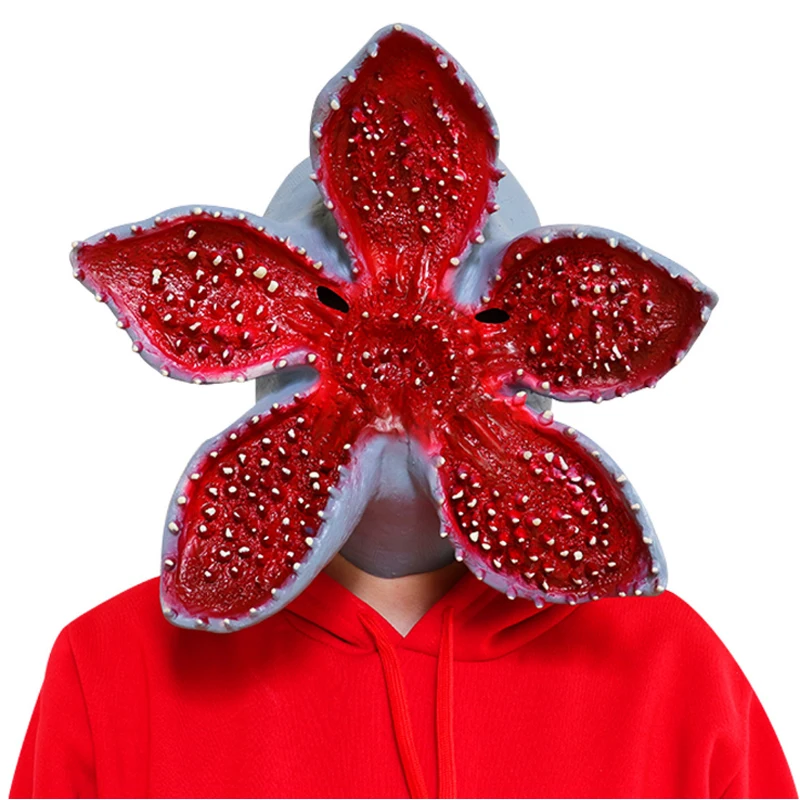 Stranger Things Cospaly Red Flower Mask Halloween Party