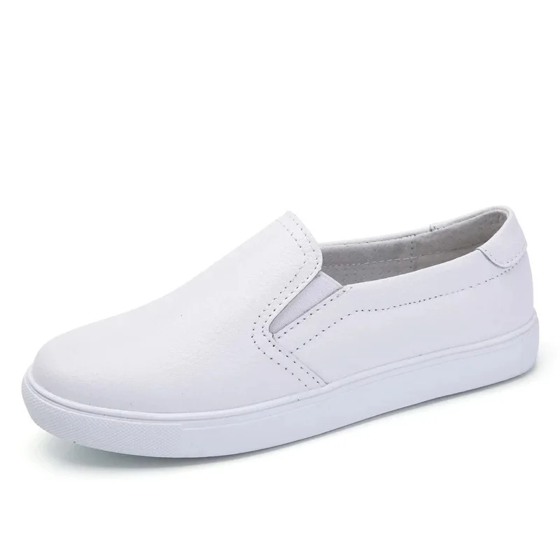 

Spring And Autumn Large Size Slip-on Lazy Casual Shoes WOMEN'S Shoes Loafers Students Winter plus Velvet Warm White Shoes