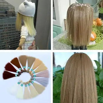 

Fashion Dolls Hair Wig For 1/3 1/4 1/6 Doll Accessories Accessories Dolls High-temperature DIY Long Straight Hair Wig Decor O4S7