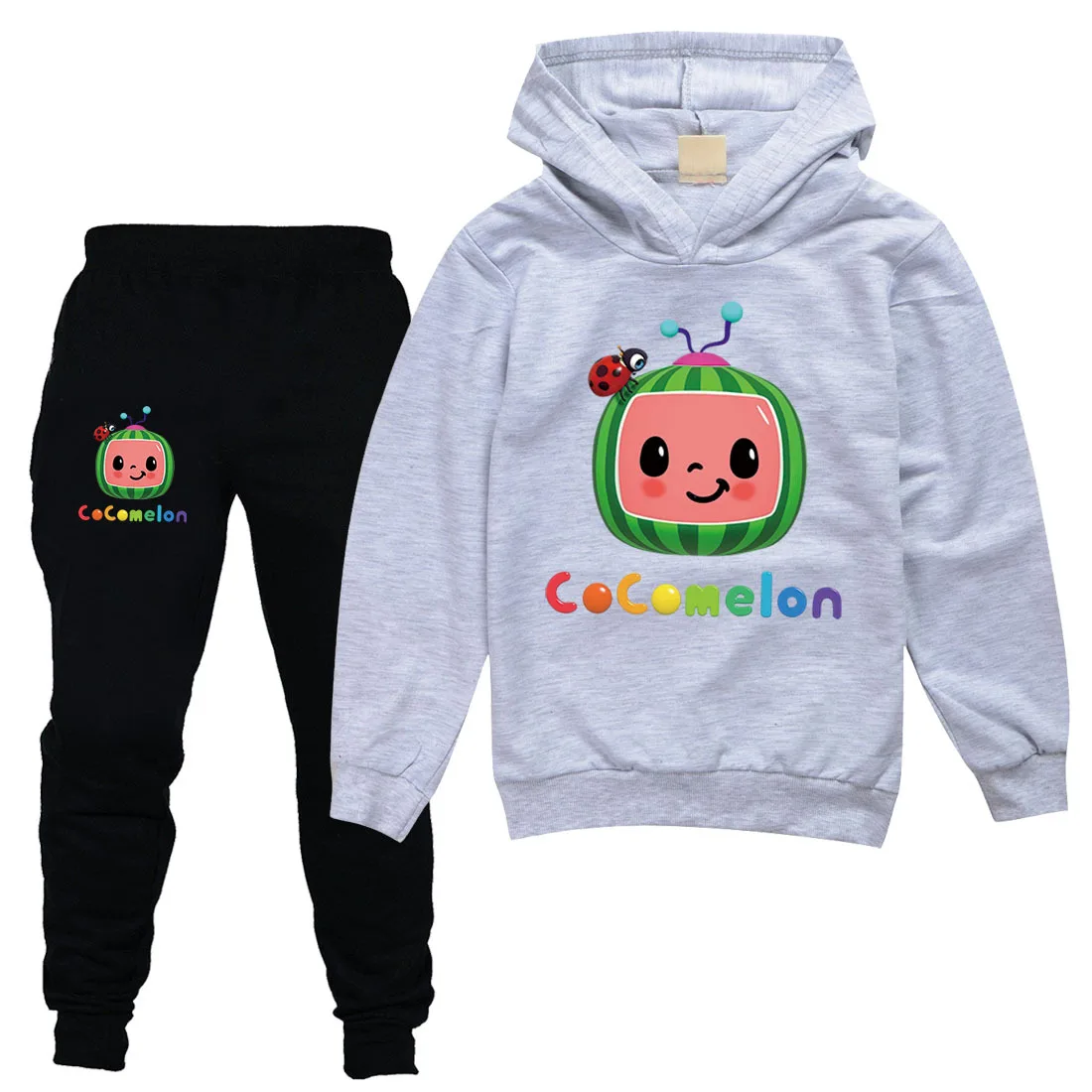 CoComelon JJ Baby/Toddler Girls Fleece Ruffle Pullover Sweatshirt & Jogger Pants Set