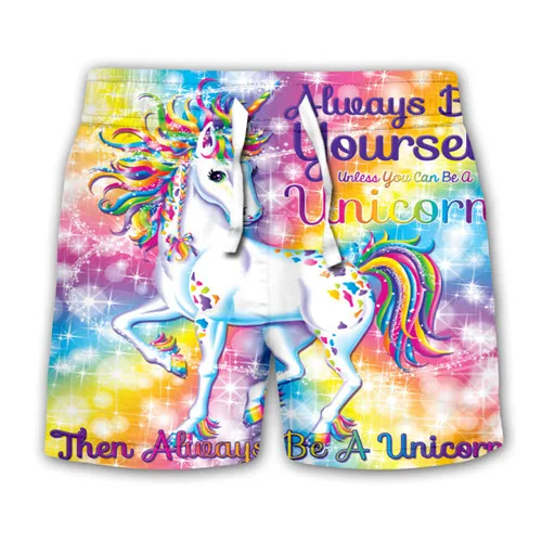 kids casual shorts Детские толстовки с капюшоном с объемным принтом Галактики, с рисунком единорога, с капюшоном для мальчиков и девочек, с изображением Лизы франка, детские цветные толстовки с капюшоном, толстовки, куртка, футболка - Цвет: kids casual shorts