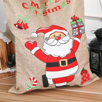 

Traditional Christmas Bag Gift Santa Sack 2020 Linen Personalised High Quality