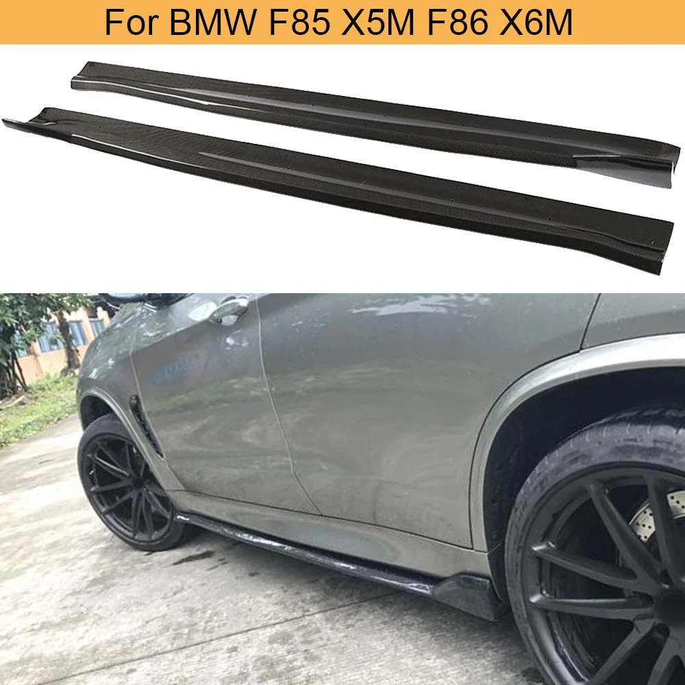 Misterioso perecer importar Kit de carrocería para coche, faldones laterales para BMW F85, X5M, F86,  X6M, m-sport, m-tech 2015-2018, Kits de carrocería de fibra de carbono _ -  AliExpress Mobile