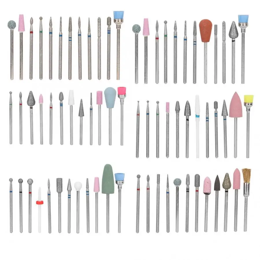 12 шт. вольфрамовый сплав для маникюра Сверла полировка заусениц прибор педикюра