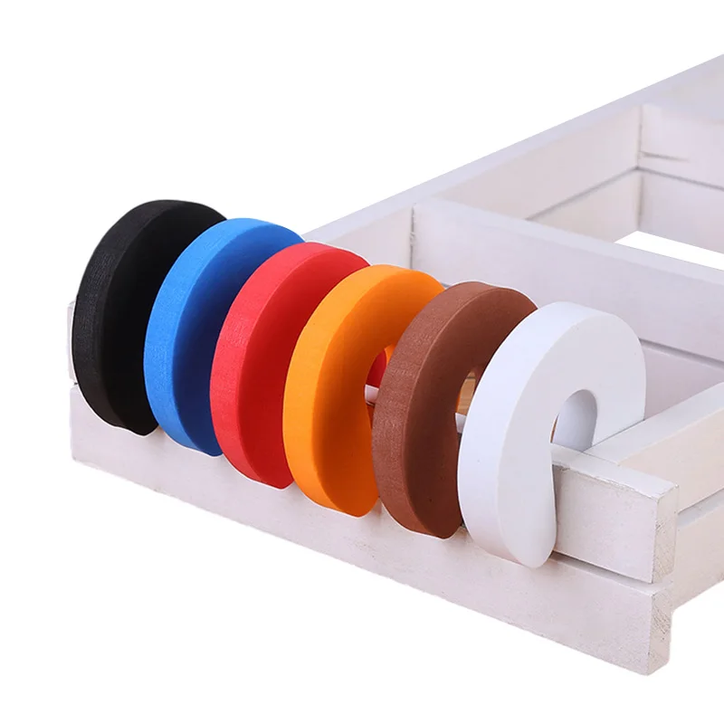 Door Stoppers Kids Children Protection EVA C Shape Door Stopper Baby Safety Protect Stop Jammer Soft Foam Clip