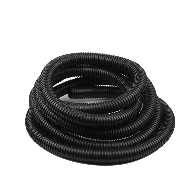 fish Pvc flexible corrugated black hose pond quality 32mm pump filter 