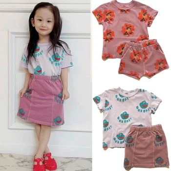 

kids t shirts 2020 FD brand new summer boys girls cute cartoon print short sleeve t shirts baby child cotton fashion tops tees