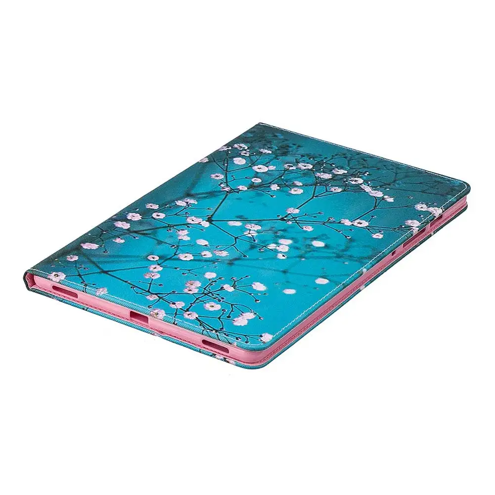 Чехол-книжка из искусственной кожи с принтом для Samsung Galaxy Tab S6 10,5 дюймов SM-T860 SM-T865 чехол с функцией автоматического сна смарт-чехол