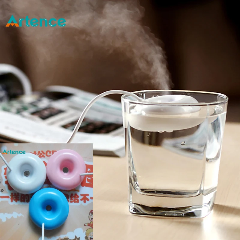 

Mini Portable Donuts USB Air Humidifier Purifier Aroma Diffuser Steam For Home Water Humidifier Aromatherapy Oil Diffuser