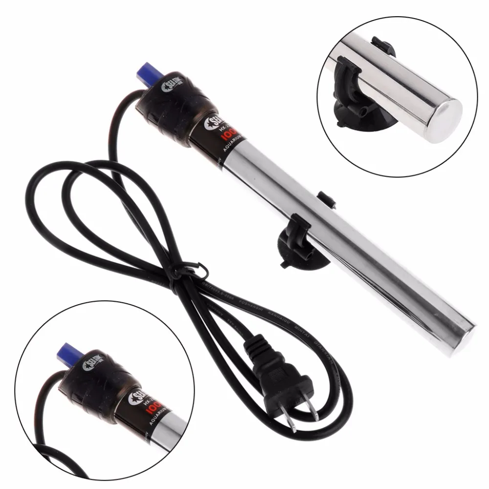 

Fish Tank Water Heater Stainless Steel Temperature Control Aquarium Submersible