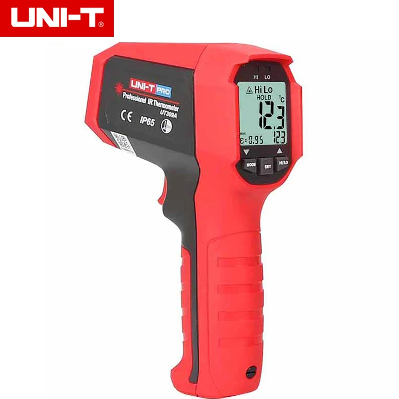 UNI-T UT309A Бесконтактный цифровой лазерный Профессиональный инфракрасный термометр-35~ 450C(-31~ 842F