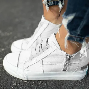 

2020 Women Casual Sneaker Shoes Flat Heel Platform Round Toe New Casual Fashion Ladies 2020 Shoe Women Shoes White Sneakers