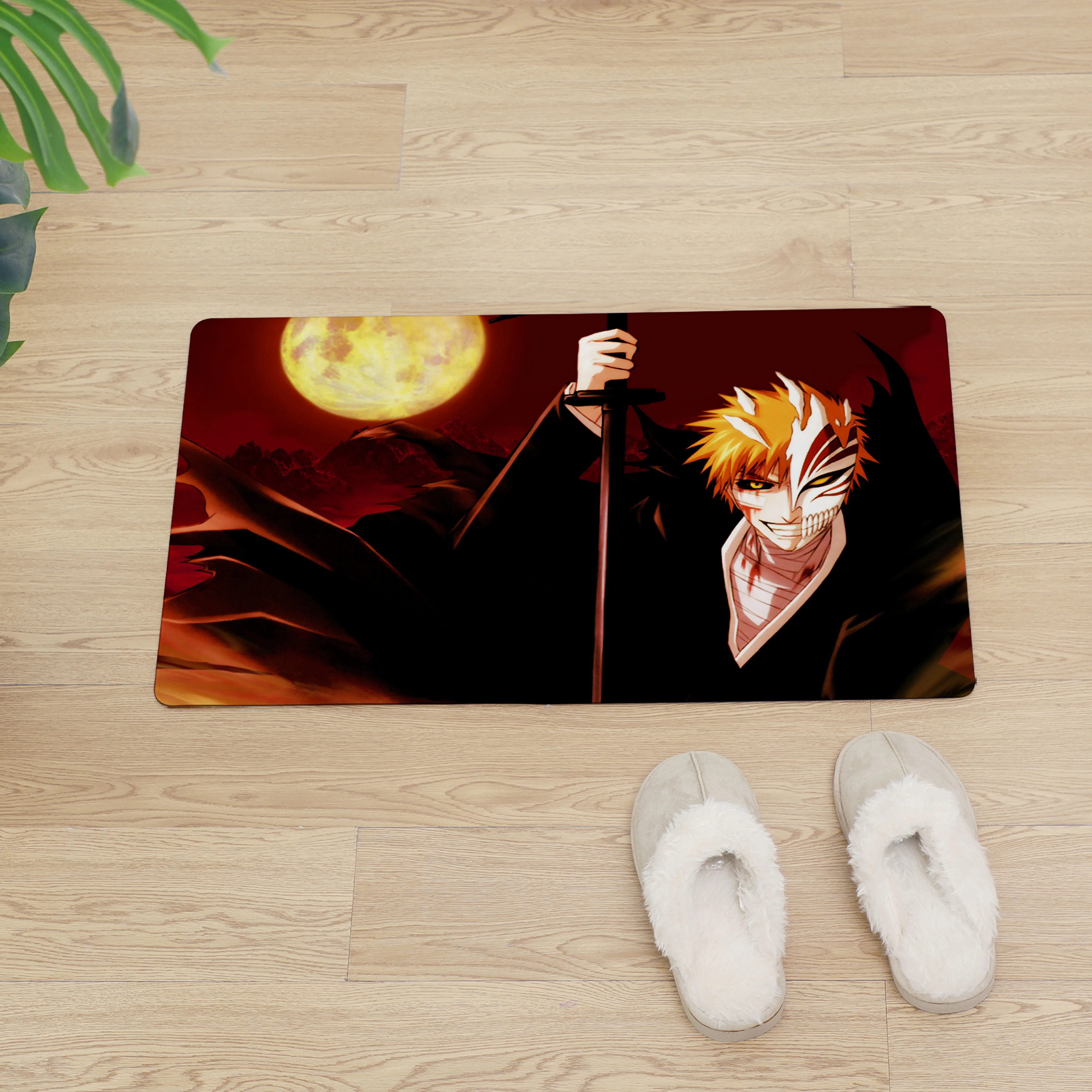 Мультфильм Аниме BLEACH входная дверь коврики для кухни для напольные коврики нескользящий коврик для дома ПВХ мягкая кожа ковер в холл ковер