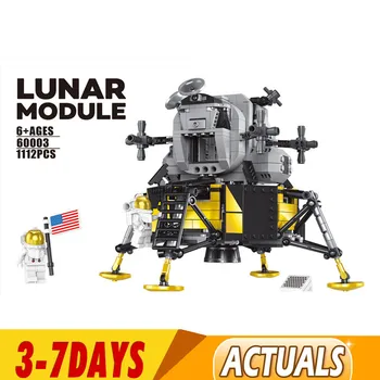 

10266 Blocks 60003 Creator Rocket Series Apollo 11 Lunar Lander 21309 Model Building Block Bricks Ideas Toys Saturn V 80013