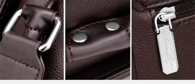 New Luxurious Men Messenger Bag Man Business Bag Crossbody Shoulder Bags Quality Brand Bag for Male Capacity Casual HandBag