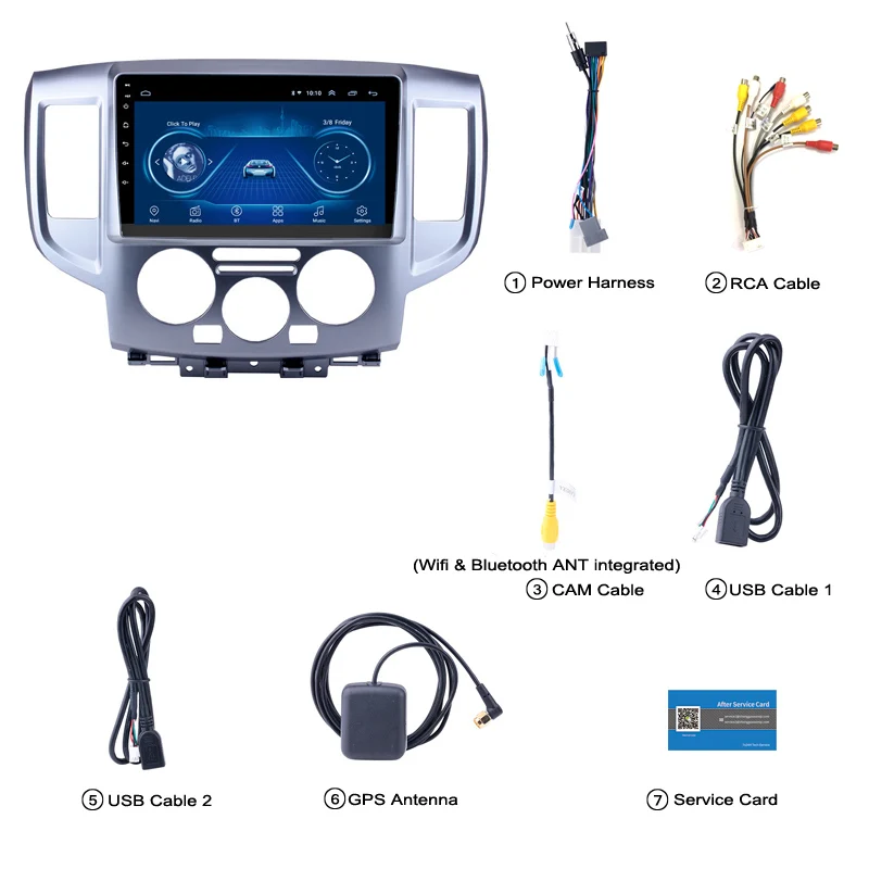 9 дюймовый автомобильный GPS навигатор wanqi 8 1 для Nissan NV200 2014 2018 с поддержкой стерео