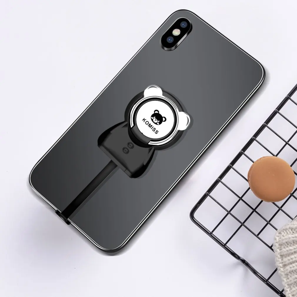 Для Iphone гарнитура для мобильного телефона адаптер для наушников вызов мобильный телефон адаптер кабель медведь кольцо Поддержка кабель для передачи данных