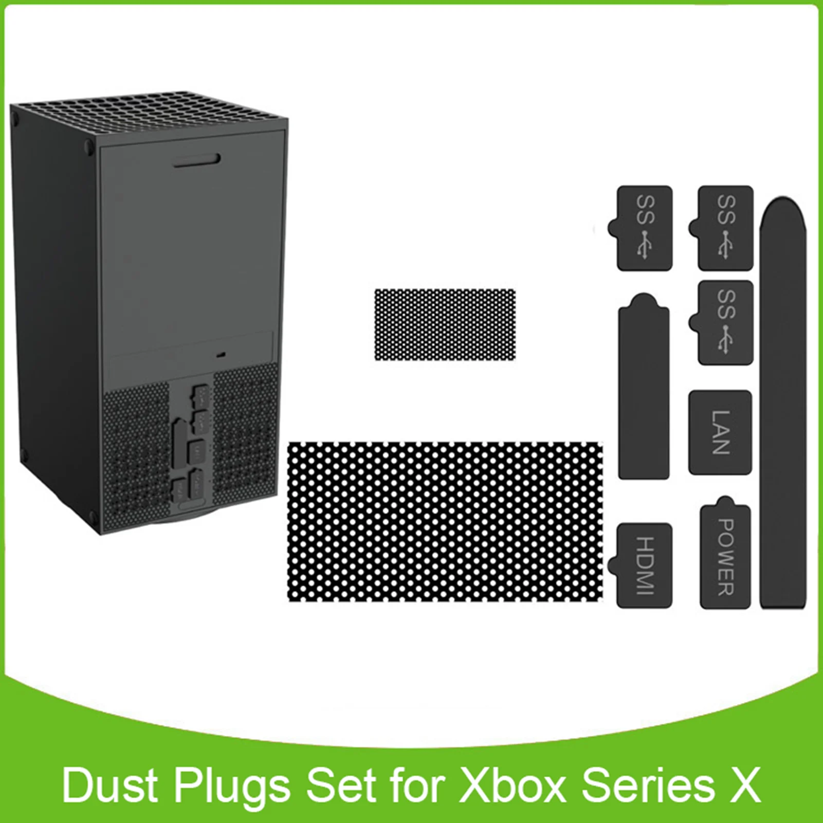 Per La Console Di Gioco Serie Xbox S/X Custodia Antipolvere Per Tuta Antipolvere Tappo Antipolvere In Silicone Kit Custodia Antipolvere Kit Antipolver