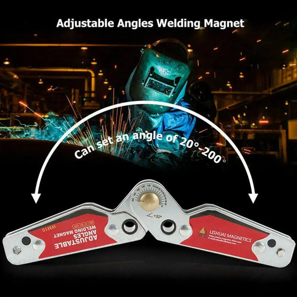 

new WM10 Magnetic Holder Hardware Clamp Strong Adjustable Angle Locator Corner Hand Tools Home Parts Fixture Welding Positioner