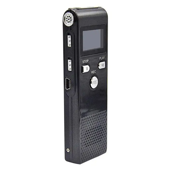 Мини цифровой диктофон портативный MP3 один ключ записи, очень удобный 8 Гб плеер шум рекордер уменьшения